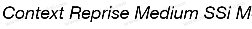 Context Reprise Medium SSi Medium字体转换